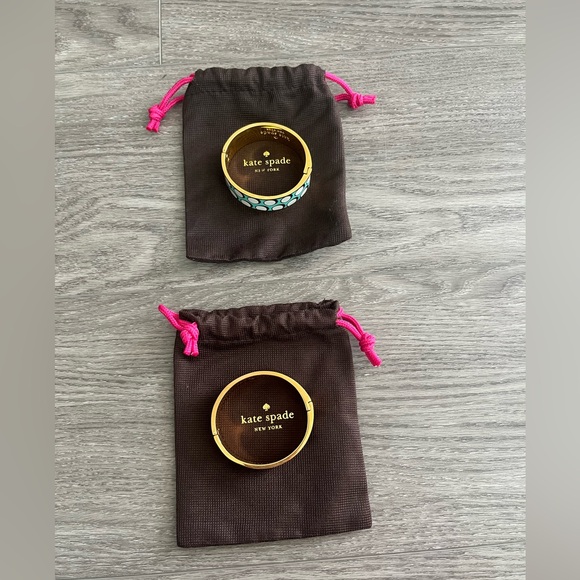 Kate Spade On The Ball and Make The Rounds Bangle Bracelets Bundle lot of 2 - Picture 3 of 12